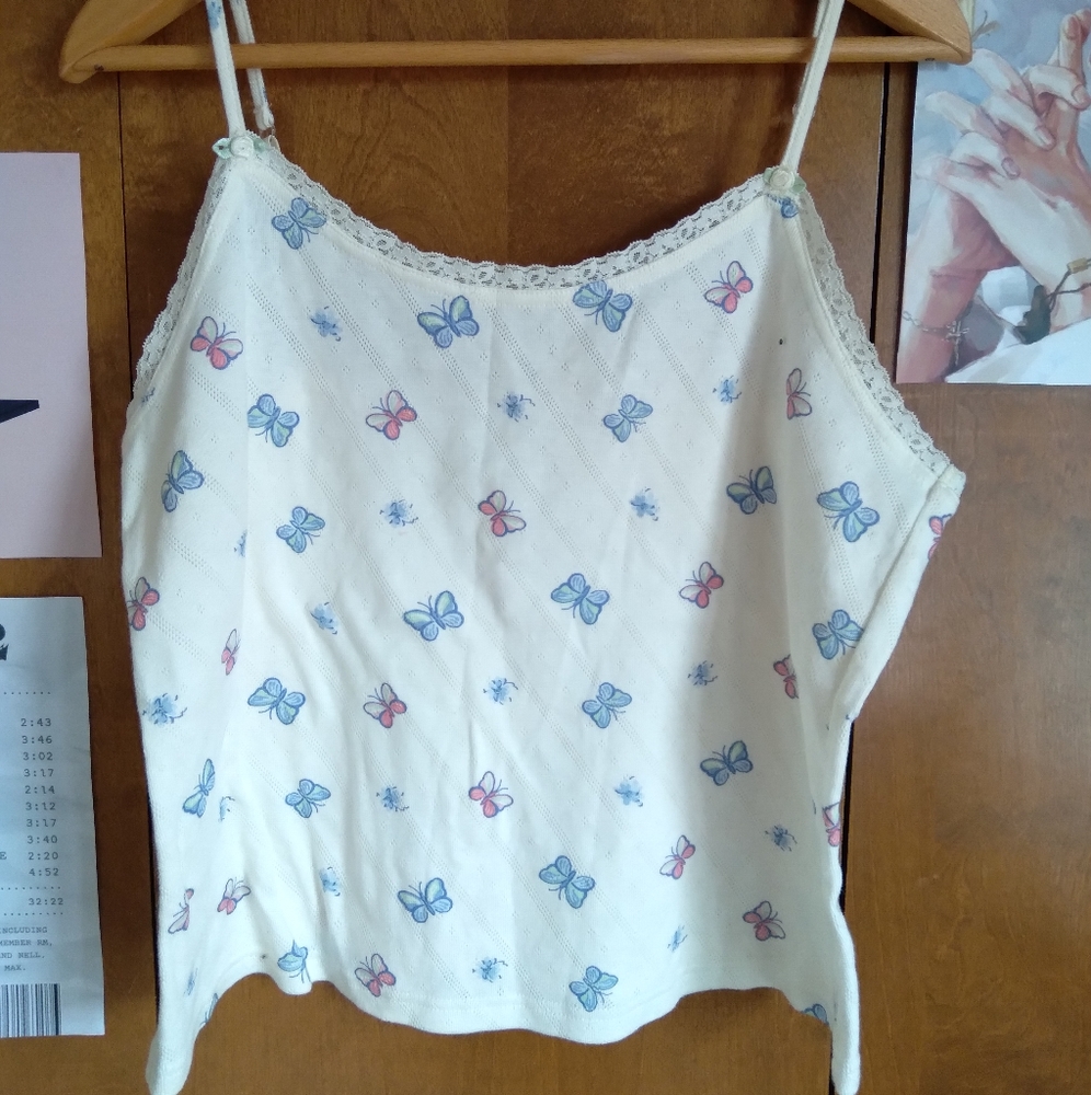 Cotton Butterfly Tank